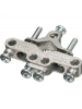 Arlington 720GB5 - Indoor/Outdoor Zinc Grounding Bridge Clamp with Plated Steel Screws - Fits 1/2" to 1" Pipes - 25 Packs